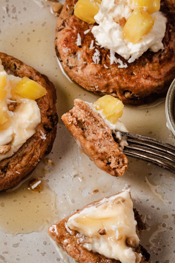 Healthy Chickpea Flour Carrot Cake Pancakes Kalejunkie