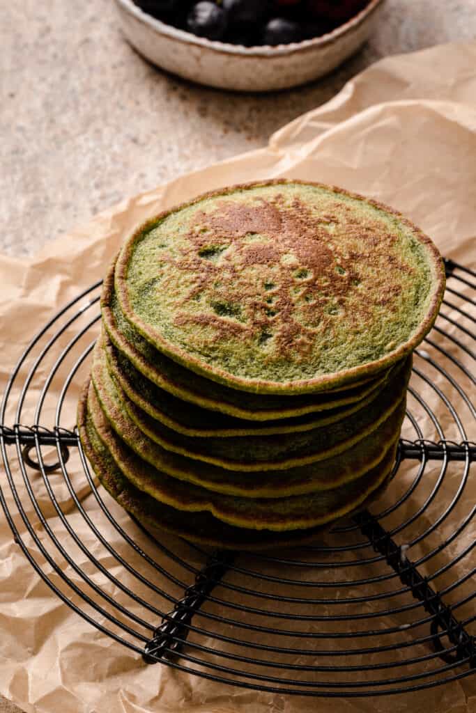 The Best Spinach Banana Blender Pancakes Kalejunkie