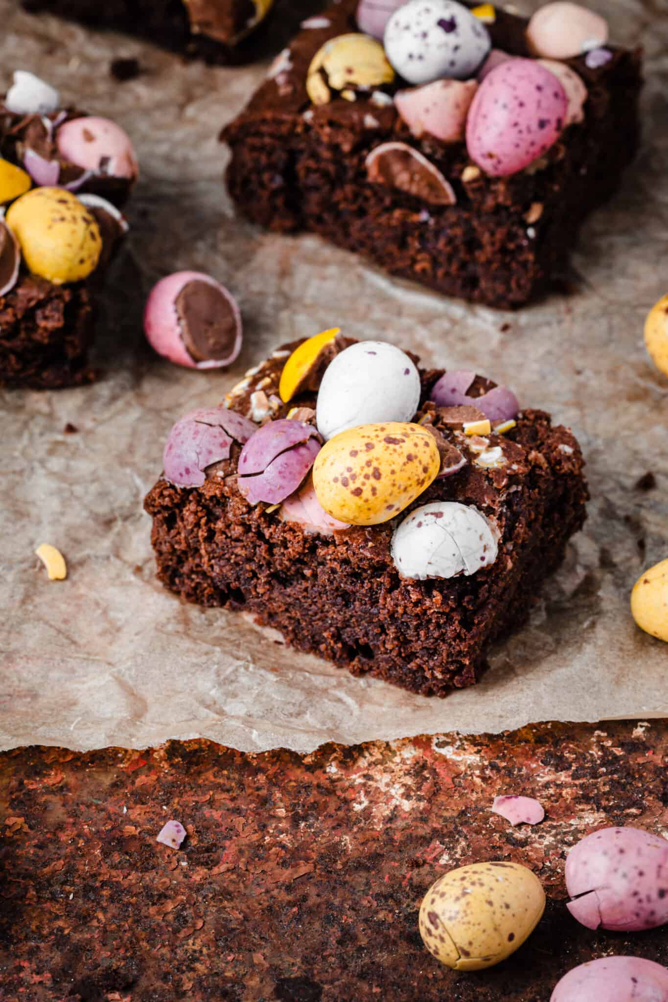 Healthyish Easter GrainFree Fudge Brownies Kalejunkie