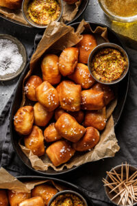 10 Minute Fluffy Air Fryer Pretzel Bites
