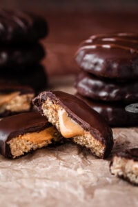 Healthy Homemade Tagalong Girl Scout Cookies