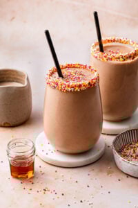 Healthy Birthday Cake Smoothies