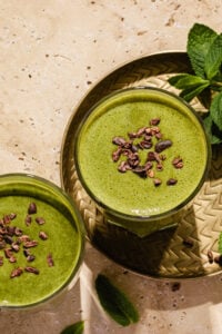 Creamy Mint Chip Smoothie