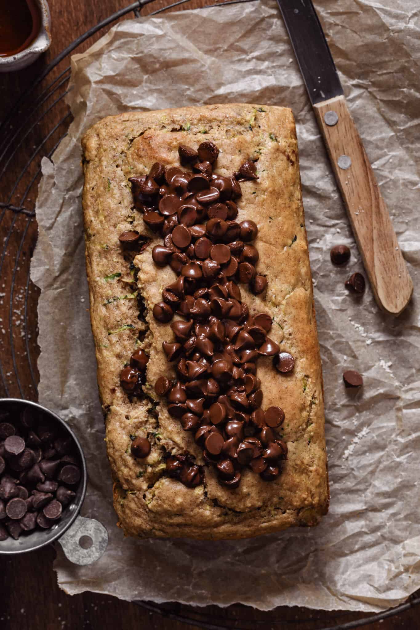 The Best Chocolate Chip Zucchini Bread Kalejunkie