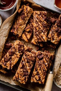 Peanut Butter Cup Granola Bars