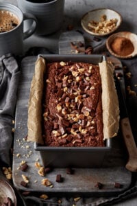 Chocolate Cinnamon Banana Bread