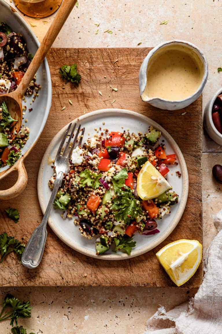 Mediterranean Quinoa Salad Kalejunkie