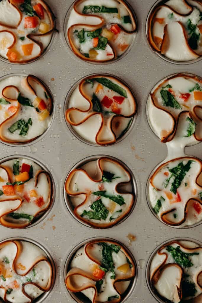 Turkey Veggie Egg White Cups Kalejunkie