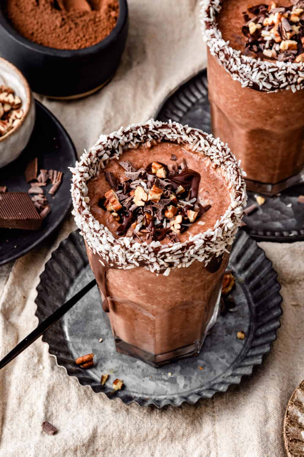 German Chocolate Smoothie: Decadent Health Drink