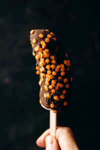 Halloween Banana Pops