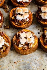 Toasted Marshmallow Sweet Potato Rounds