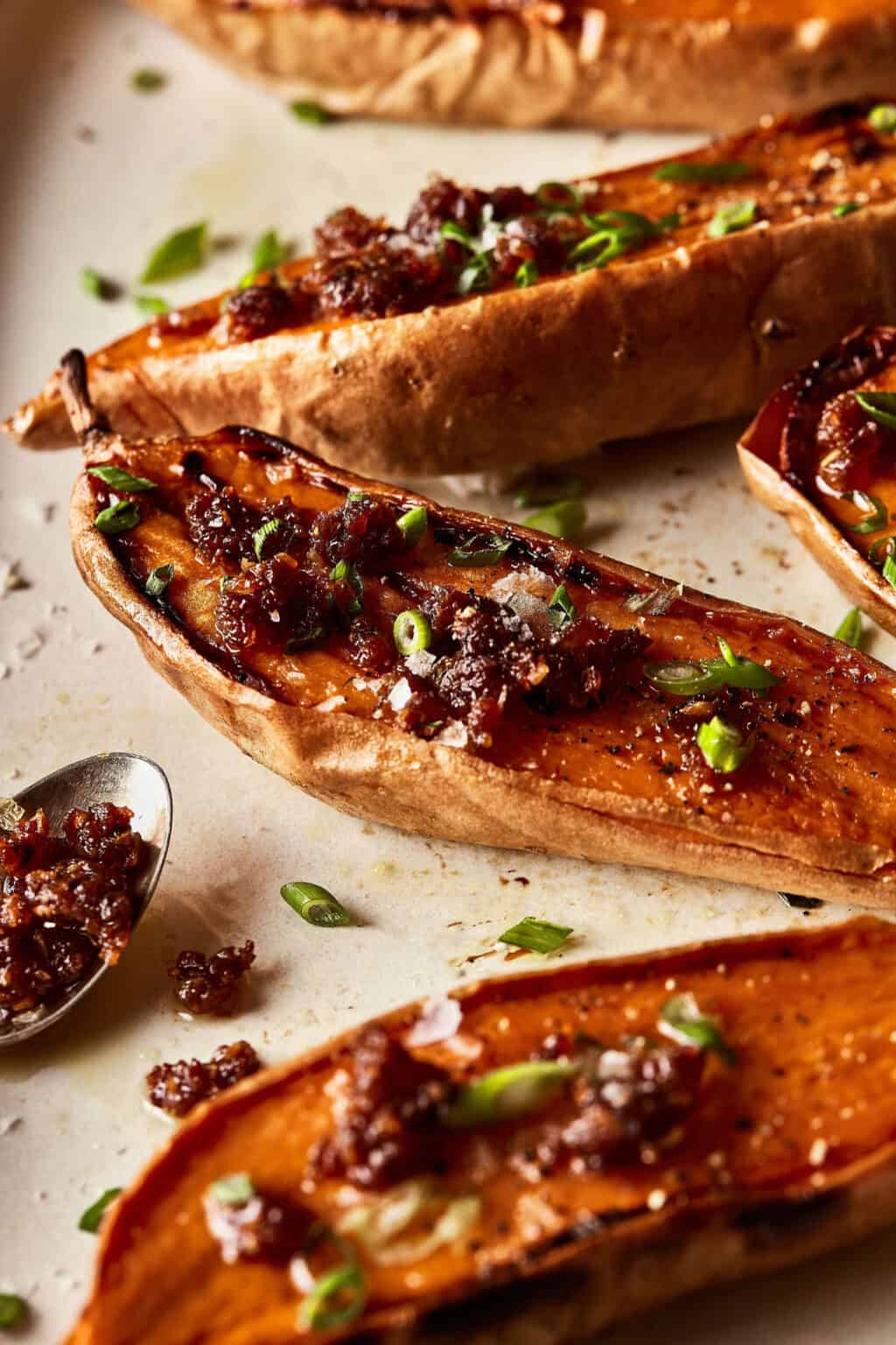 Miso Roasted Sweet Potatoes Kalejunkie