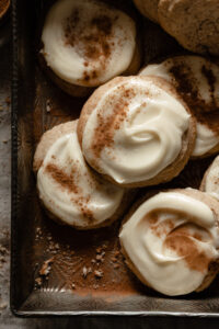Soft Baked Cinnamon Roll Cookies