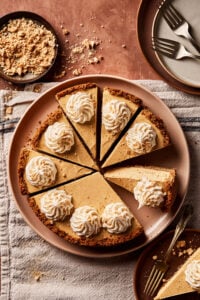 Vegan Pumpkin Graham Cracker Cheesecake