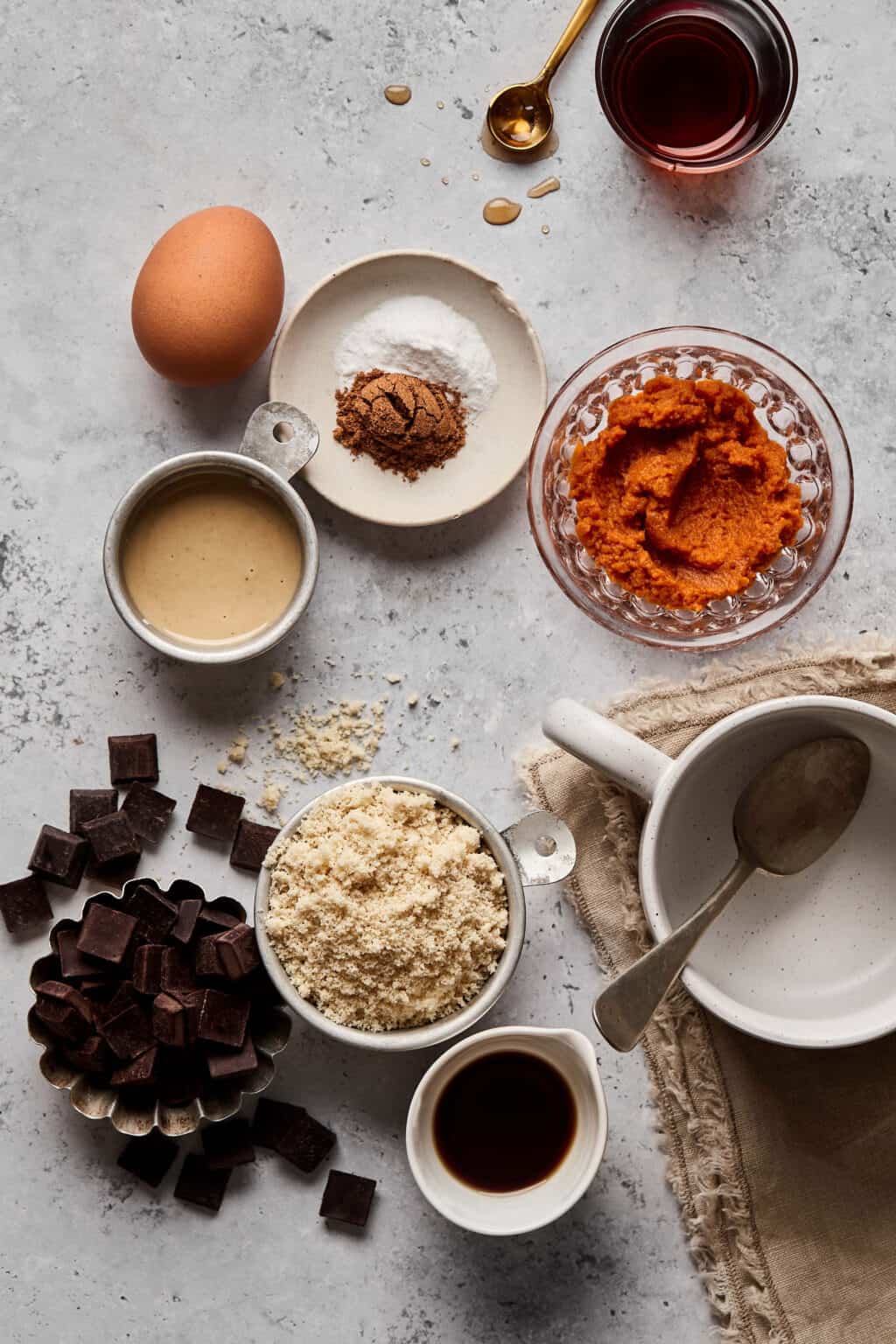 Pumpkin Chocolate Chip Tahini Mug Cake Kalejunkie