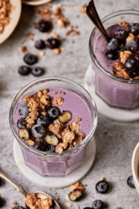 My Favorite Blueberry Cobbler Smoothie
