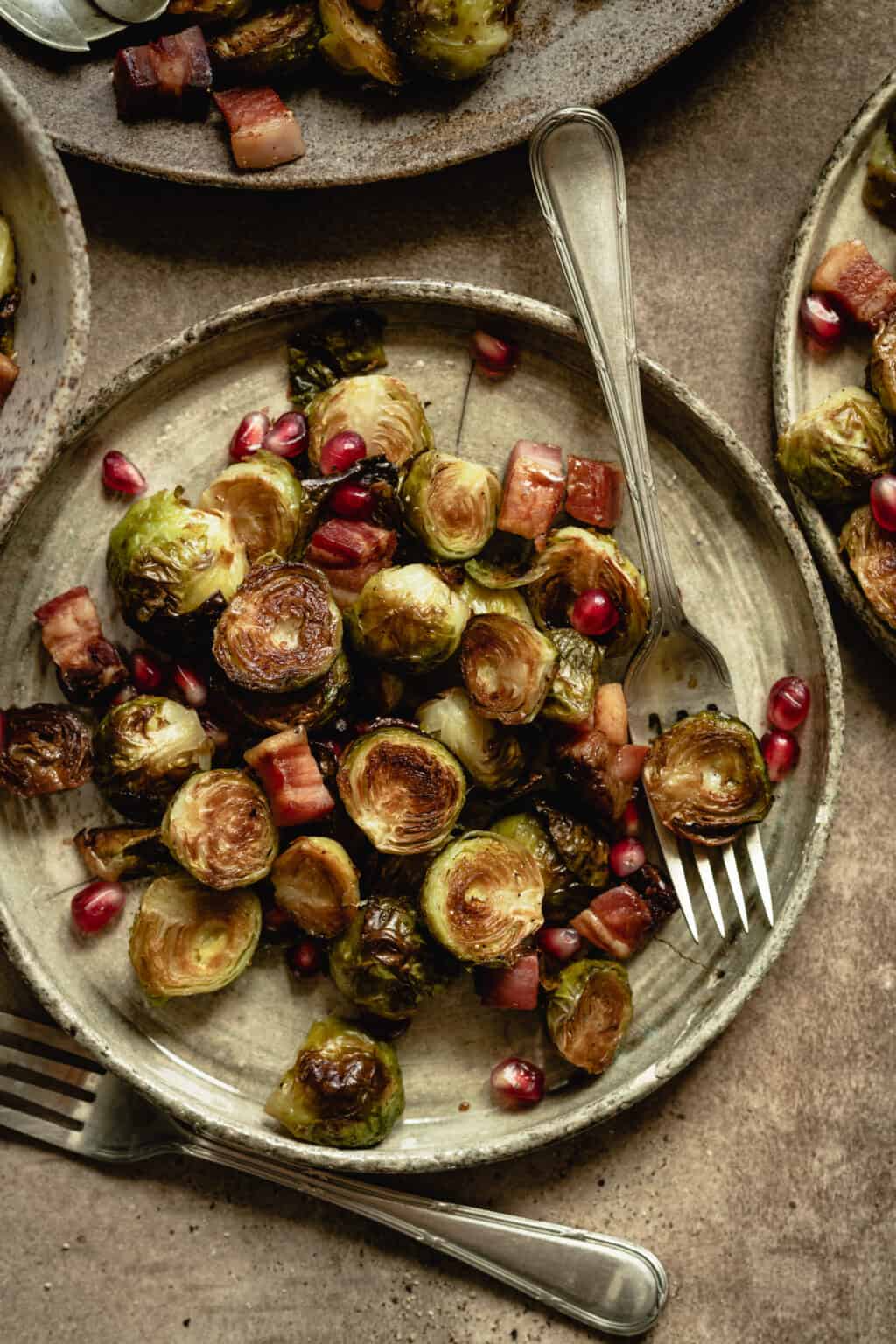 Crispy Brussels Sprouts Salad with Bacon Kalejunkie