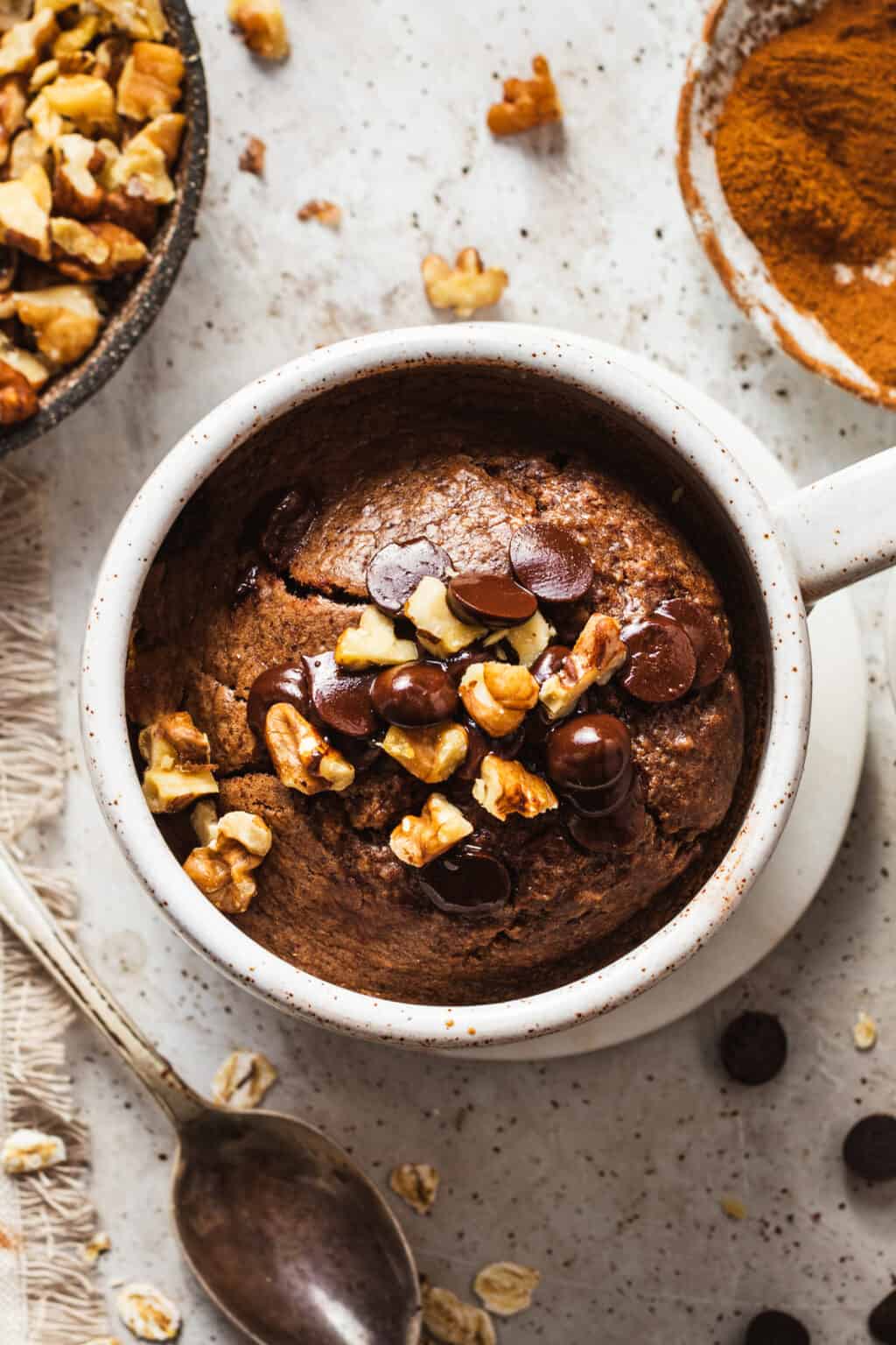 Chocolate Chunk Walnut Baked Oats For One Kalejunkie