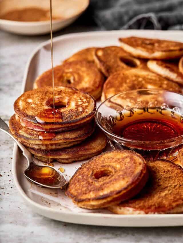 Healthy Apple Pancake Dippers Story