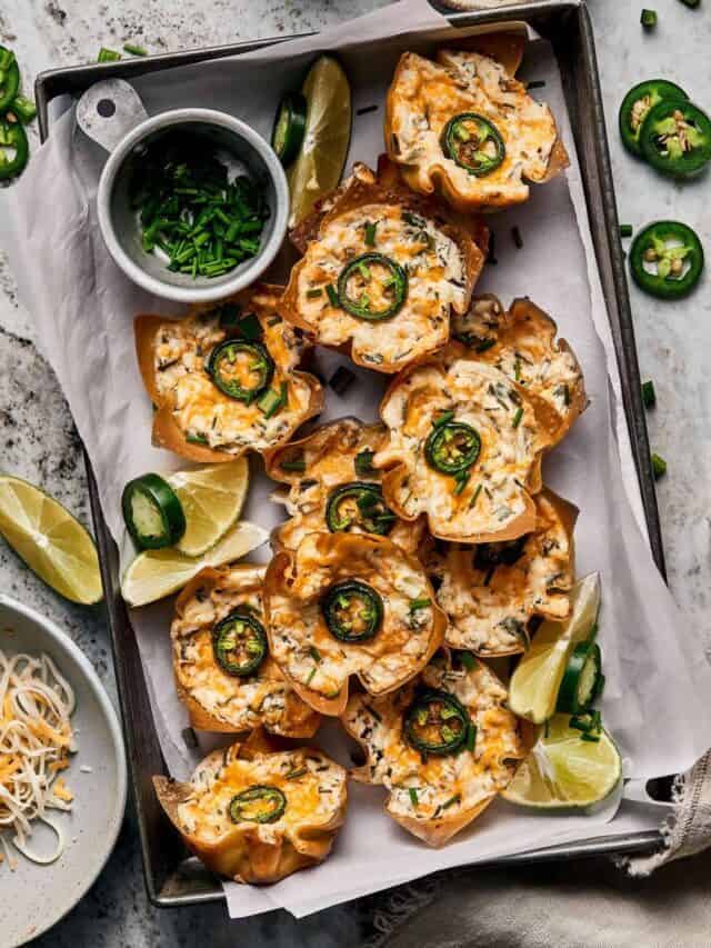 Jalapeño Popper Wonton Cups Story