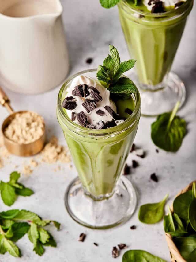Healthy, Dairy-Free Shamrock Shake Story