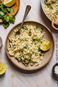 Copycat Chipotle Cilantro-Lime Cauliflower Rice