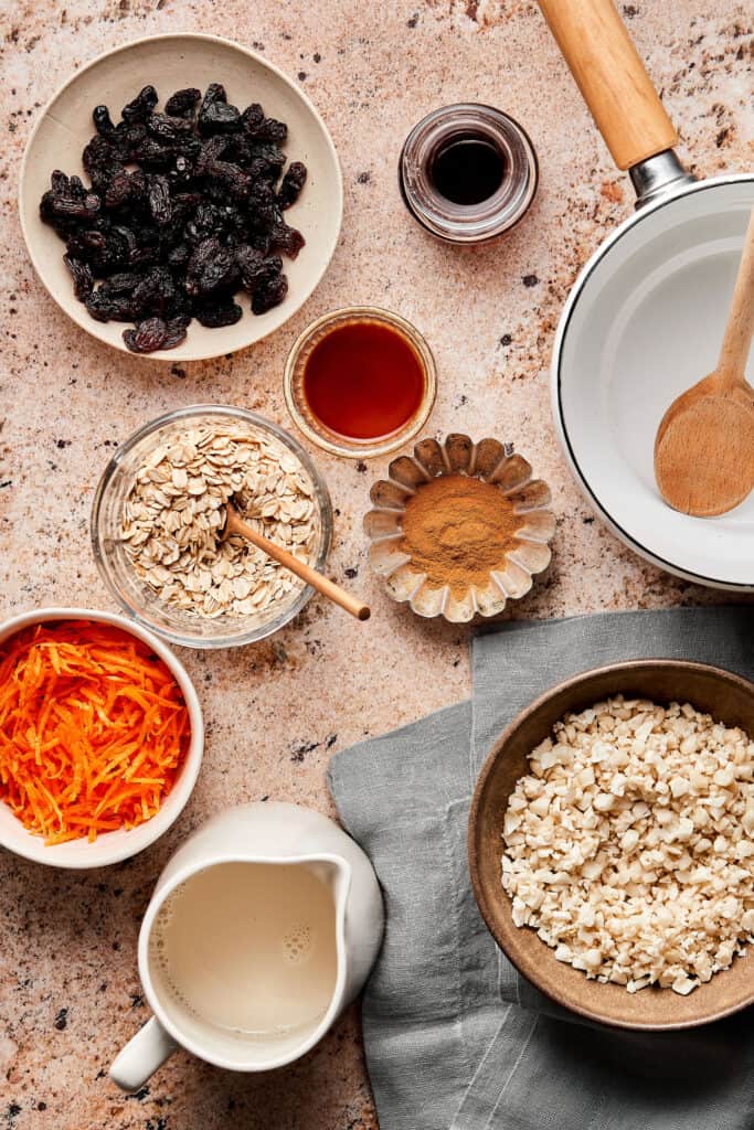 Carrot Cake Cauliflower Oats Kalejunkie