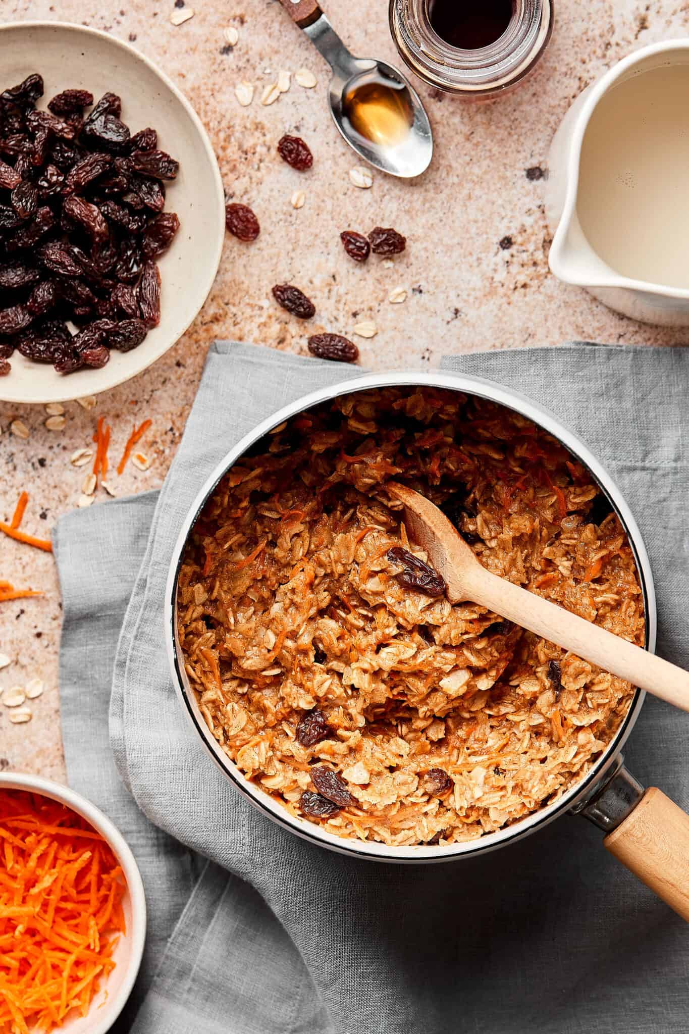 Carrot Cake Cauliflower Oats Kalejunkie