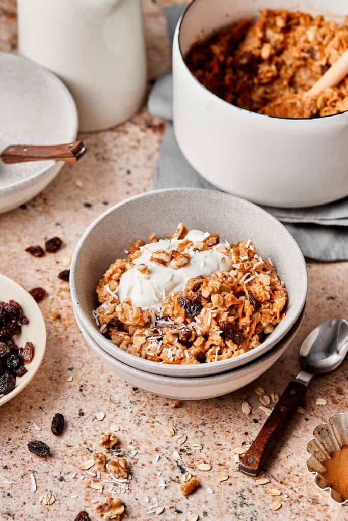 Carrot Cake Cauliflower Oats Kalejunkie