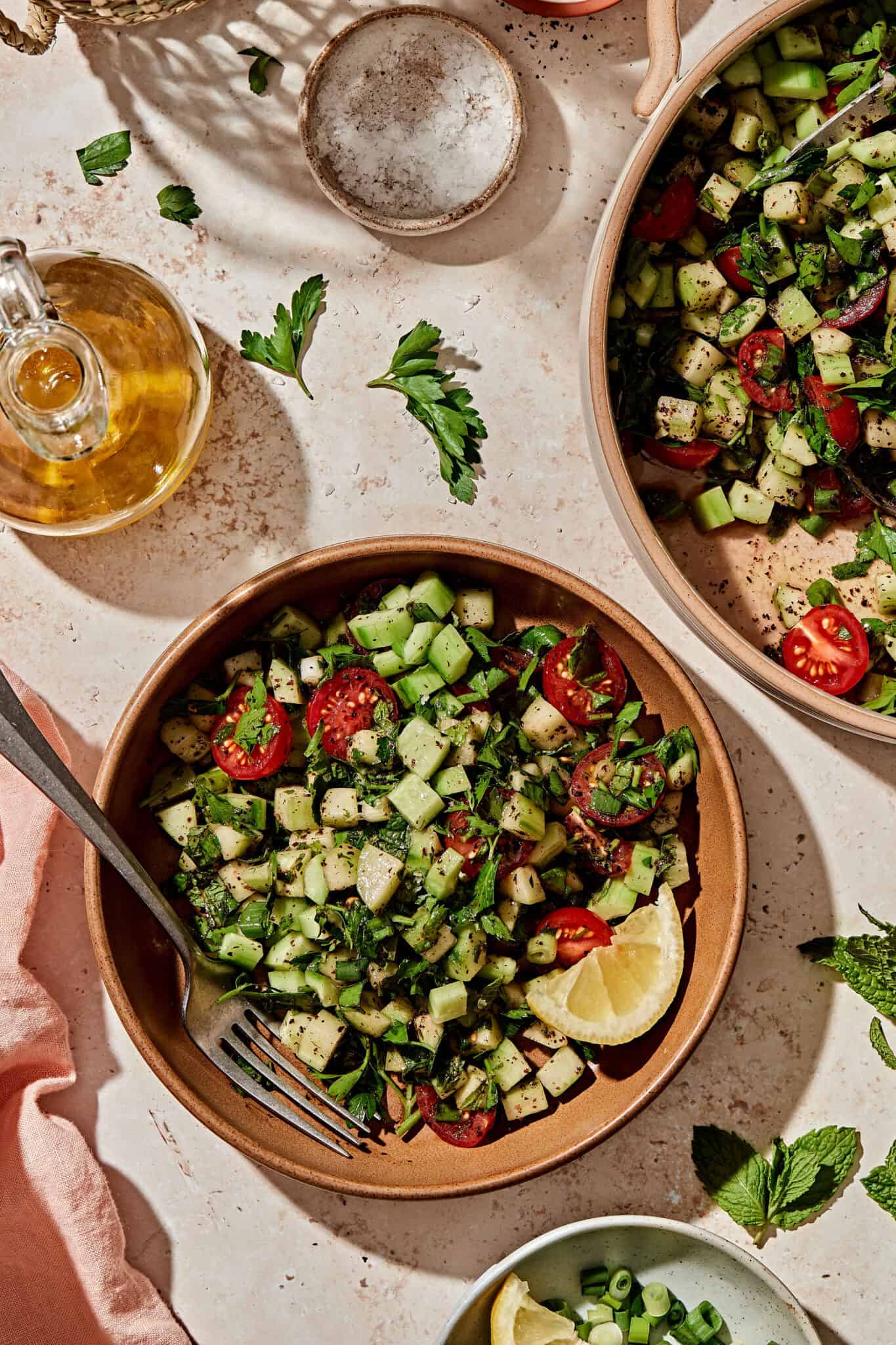 10Minute Armenian Cucumber & Tomato Salad Kalejunkie