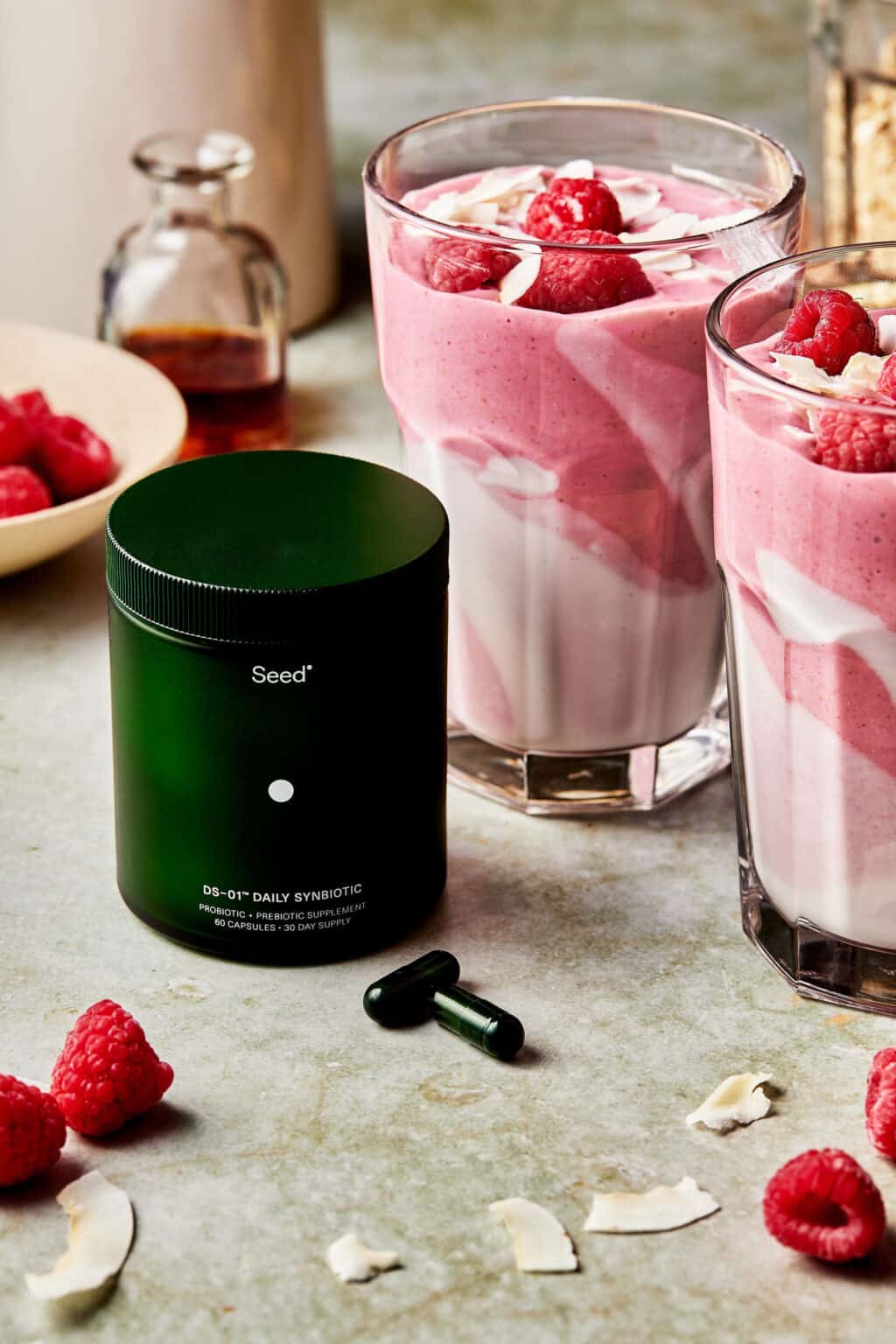 Viral Erewhon Raspberry Coconut Cloud Smoothie Kalejunkie