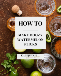 Boozy Watermelon Sticks