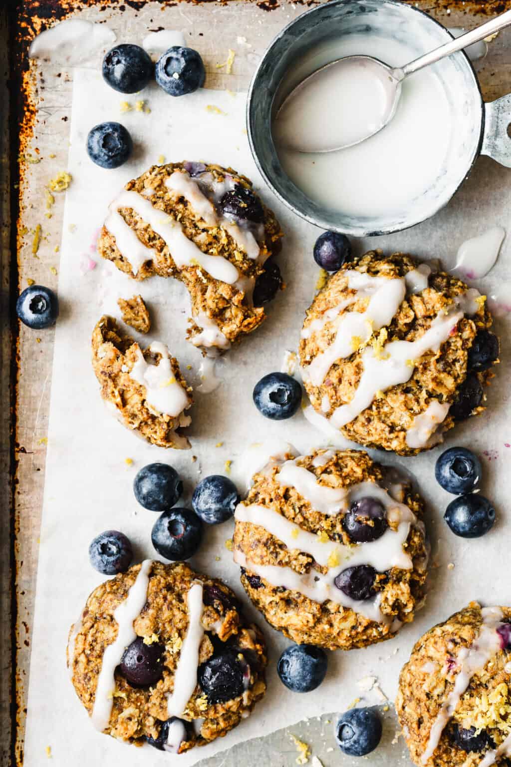 LemonBlueberry Protein Breakfast Bites Kalejunkie