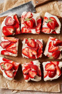 Paleo Strawberry Sugar Cookie Cake