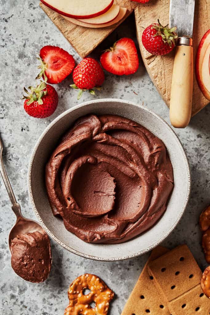 Healthy Brownie Batter Sugar Cookie Dip Kalejunkie
