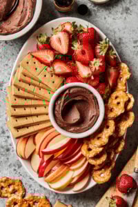 Healthy Brownie Batter Sugar Cookie Dip
