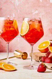 Strawberry Aperol Spritz