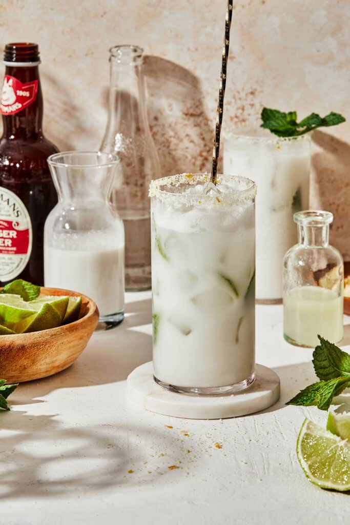 Coconut Mojito Mocktail Kalejunkie