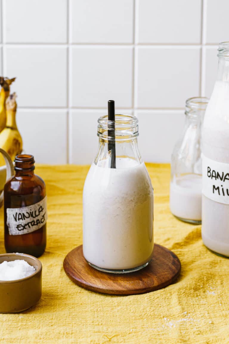 Creamy Banana Milk Kalejunkie