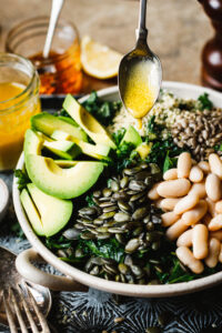 Copycat Erewhon Kale White Bean Salad