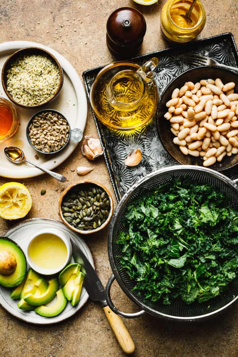 Copycat Erewhon Kale White Bean Salad Kalejunkie