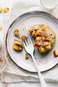 Single Serving Peach Walnut Scone