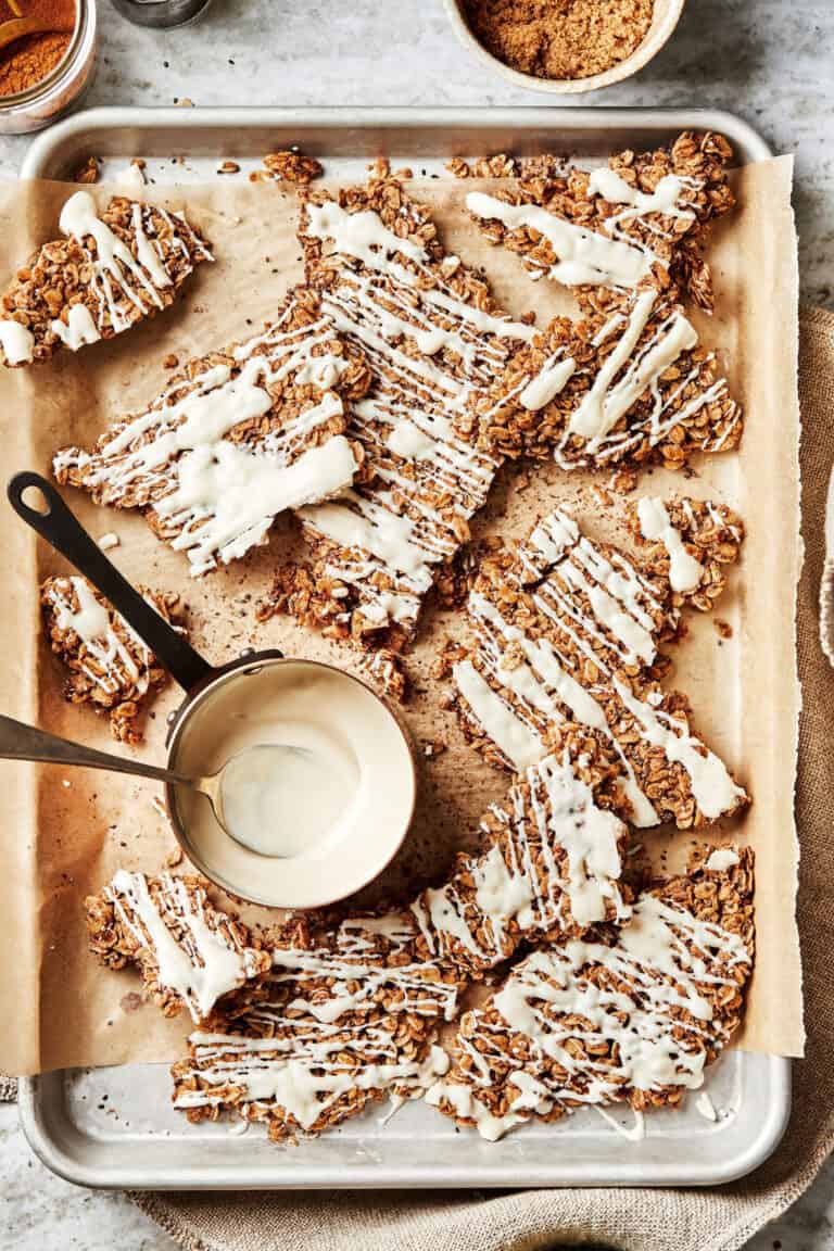 Cinnamon Roll Granola Clusters Kalejunkie