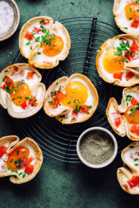 Healthy Tortilla Egg Cups