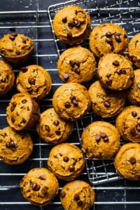 Grain-Free Mini Pumpkin Chocolate Chip Muffins