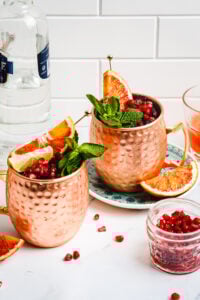 Pomegranate Moscow Mules