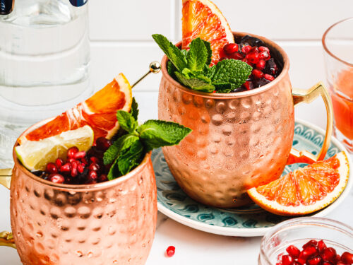 Pomegranate Moscow Mules - Kalejunkie