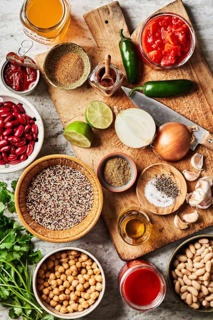 Classic Vegetarian Quinoa Chili Kalejunkie