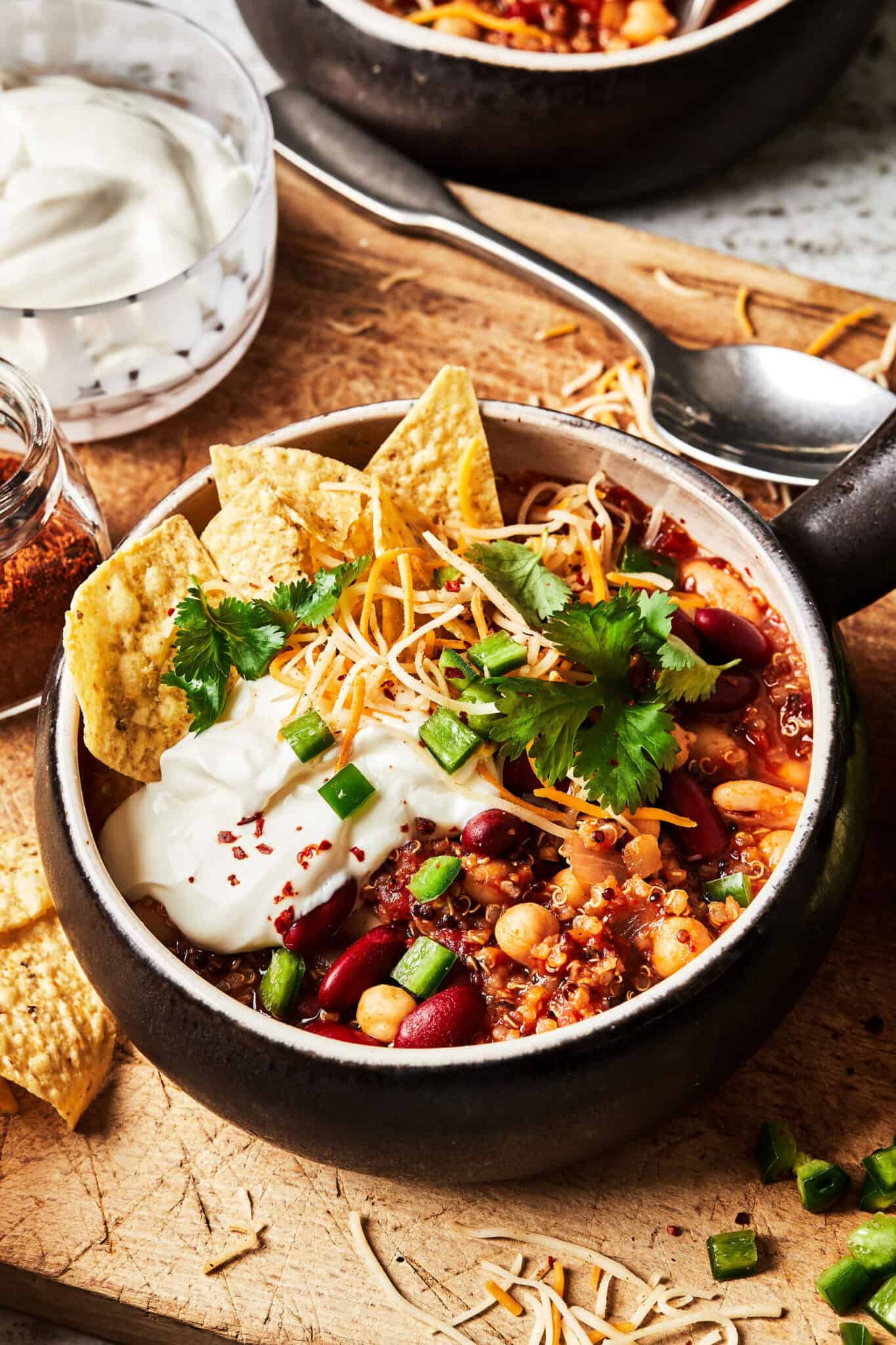 Classic Vegetarian Quinoa Chili Kalejunkie