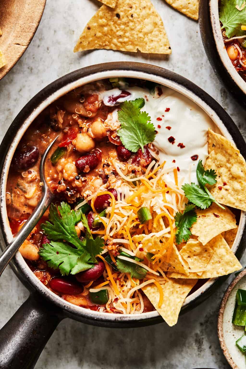 Classic Vegetarian Quinoa Chili Kalejunkie